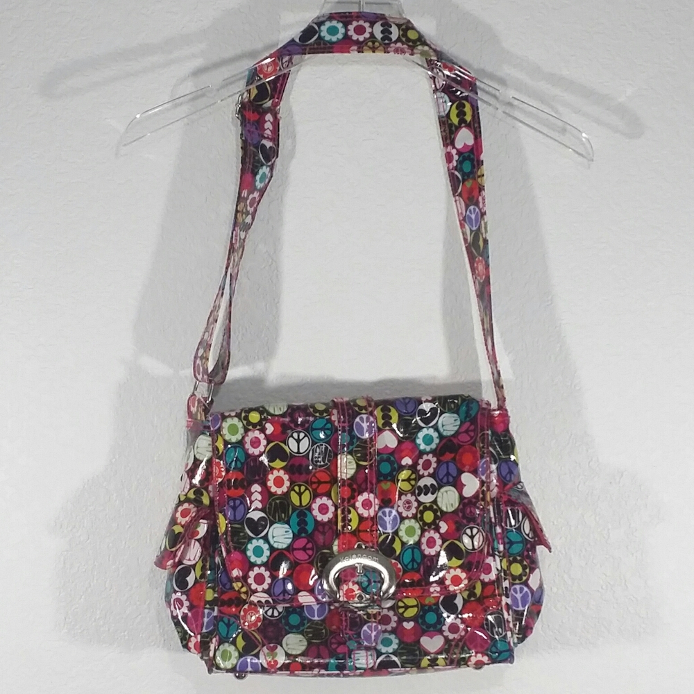 Kalencom New Orleans Peace Love Colorful Bag